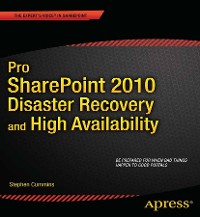 Cover Pro SharePoint 2010 Disaster Recovery and High Availability