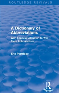 Cover A Dictionary of Abbreviations