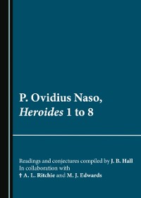 Cover P. Ovidius Naso, Heroides 1 to 8