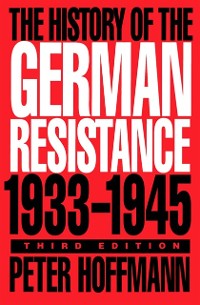 Cover History of the German Resistance, 1933-1945