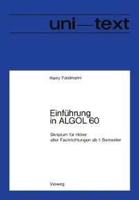 Cover Einführung in ALGOL 60