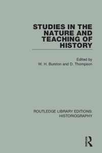 Cover Studies in the Nature and Teaching of History