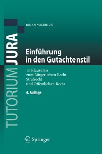 Cover Einführung in den Gutachtenstil