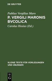 Cover P. Vergili Maronis bvcolica