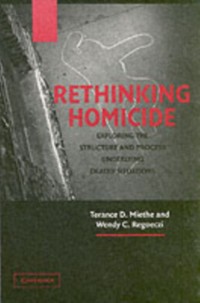 Cover Rethinking Homicide