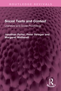 Cover Social Texts and Context