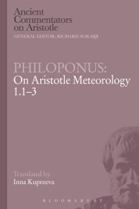 Cover Philoponus: On Aristotle Meteorology 1.1-3