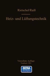 Cover H. Rietschels Lehrbuch der Heiz- und Lüftungstechnik