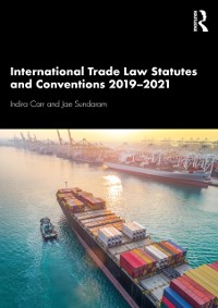 Cover International Trade Law Statutes and Conventions 2019-2021