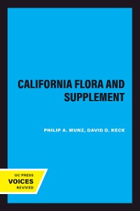 Cover A California Flora and Supplement