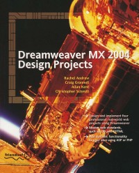 Cover Dreamweaver MX 2004 Design Projects