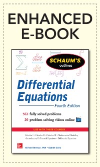 Cover Schaum's Outline of Differential Equations, 4th Edition