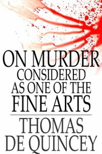 Cover On Murder Considered as One of the Fine Arts