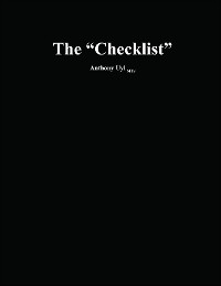 Cover The "Checklist"
