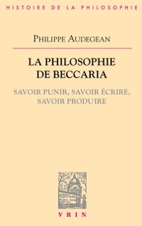 Cover La philosophie de Beccaria