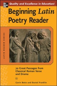 Cover Beginning Latin Poetry Reader