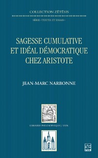 Cover Sagesse cumulative et idéal démocratique chez Aristote