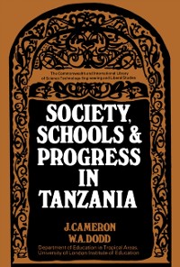 Cover Society, Schools and Progress in Tanzania
