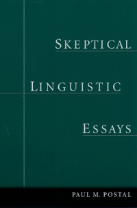 Cover Skeptical Linguistic Essays