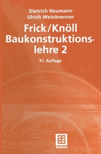 Cover Frick / Knöll Baukonstruktionslehre 2