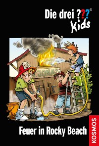 Cover Die drei ??? Kids, 23, Feuer in Rocky Beach (drei Fragezeichen Kids)