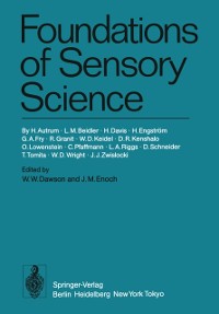 Cover Foundations of Sensory Science