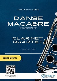 Cover Danse macabre - Clarinet Quartet score & parts