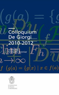 Cover Colloquium De Giorgi 2010-2012