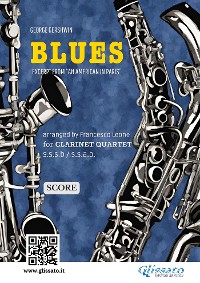 Cover Clarinet Quartet "Blues" by Gershwin - score