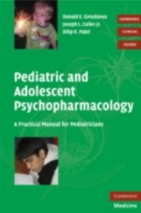 Cover Pediatric and Adolescent Psychopharmacology