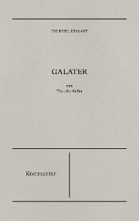 Cover Galater - Kommentar