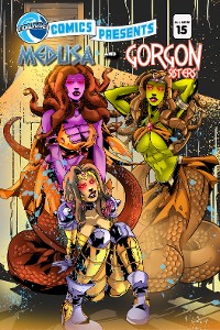Cover TidalWave Comics Presents #15: Medusa and the Gorgon Sisters