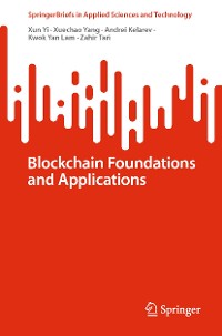 Cover Blockchain Foundations and Applications