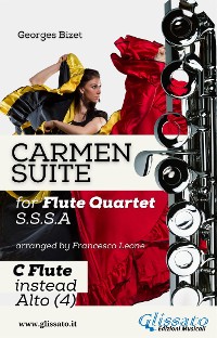 Cover "Carmen" Suite for Flute Quartet (C Flute instead Alto)