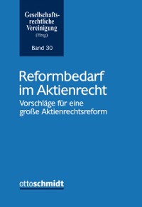 Cover Reformbedarf im Aktienrecht