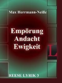 Cover Empörung, Andacht, Ewigkeit