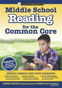 Cover Middle School Reading for the Common Core