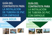 Cover Guía del Contratista para Instalación de Tuberías de PVC con Empaque para Agua/ para Alcantarillado