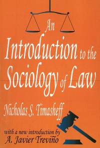 Cover Introduction to the Sociology of Law