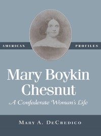 Cover Mary Boykin Chesnut