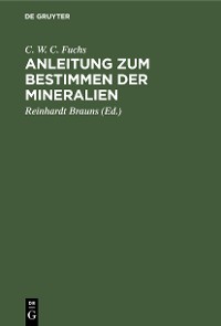 Cover Anleitung zum Bestimmen der Mineralien