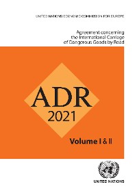 Cover Agreement Concerning the International Carriage of Dangerous Goods by Road (ADR)