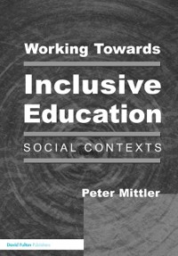 Cover Working Towards Inclusive Education
