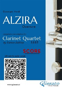 Cover Clarinet Quartet Score of "Alzira"