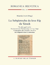 Cover La Sabgienscha da Iesu filg da Sirach