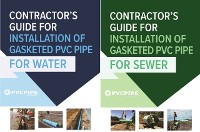 Cover Contractor's Guide for Installation of Gasketed PVC Pipe for Water / for Sewer