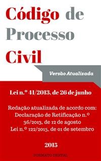 Cover Código de Processo Civil Português