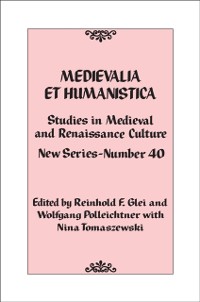 Cover Medievalia et Humanistica, No. 40