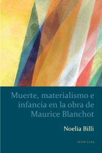 Cover Muerte, materialismo e infancia en la obra de Maurice Blanchot