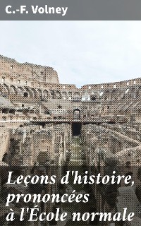 Cover Leçons d'histoire, prononcées à l'École normale